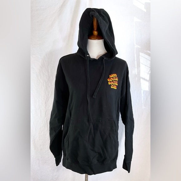 Anti Social Social Club Other - Anti Social Social Club Popcorn Hoodie Black Size Large